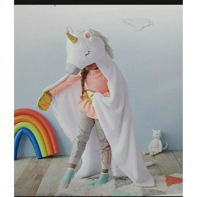 Kids Hooded Blanket, Unicorn