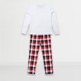 thumbnail image 4 of Conjunto de pijama familiar de 2 piezas Conjunto de ropa de dormir de cintura elástica con estampado de alces de ajuste holgado FLhrweasw Para estrenar, 4 of 9