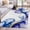 Purple, variant on Rectangle Area Rugs 2 x 3 Ft, Blue Marble Stone Non-Slip Residential Carpet, Ink Splash Country Marble Abstract Indoor Crawling Mats Runner Rugs for Living Room/Dining Room/Bedroom