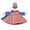 A001- Multicolor (1 Set), variant on 4Th of July decorations, Patriotic decorations, Star decorations, Porch Goose Outfit, 14 in Tall Display, Red White Blue Fabric, Front Yard Entry, 2 Pc Set