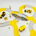 thumbnail image 4 of 255 PCS Construction Race Tracks Toys, 4 Construction Cars and Flexible Race Track Playset, Create A Engineering Road Games Engineering Toys for Gifts, 4 of 10