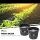 thumbnail image 5 of 10 macetas de plástico para suculentas, minicuenco de malla para plantar varias plantas, maceta hidropónica redonda de malla, accesorios de jardín (negro), 5 of 5