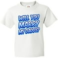 thumbnail image 3 of Inktastic Will You Marry My Daddy (blue) Youth T-Shirt, 3 of 5