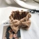 thumbnail image 1 of Diademas con pajarita de microfibra Diadema de maquillaje suave para mujeres y niñas Diadema para lavarse la cara Linda diadema de spa $ Pajarita de microfibra de gran tamaño, 1 of 2