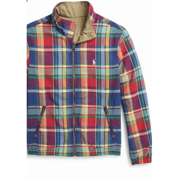 Boys' Reversible Cotton Madras Jacket - Little Kid, Big Kid