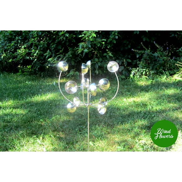 Fleur de Vent en Métal V / Tournevis Cinétique