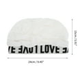 thumbnail image 4 of Unique Bargains 1 Pc Elastic Pleated Styles Swimming Cap White, 4 of 6
