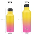 thumbnail image 5 of Botella De Agua Aislada Con Pajita Frasco De Agua De Acero Inoxidable Al Vacío De Doble Pared De 25 Onzas Con 2 Tapas Rainbow, 5 of 5