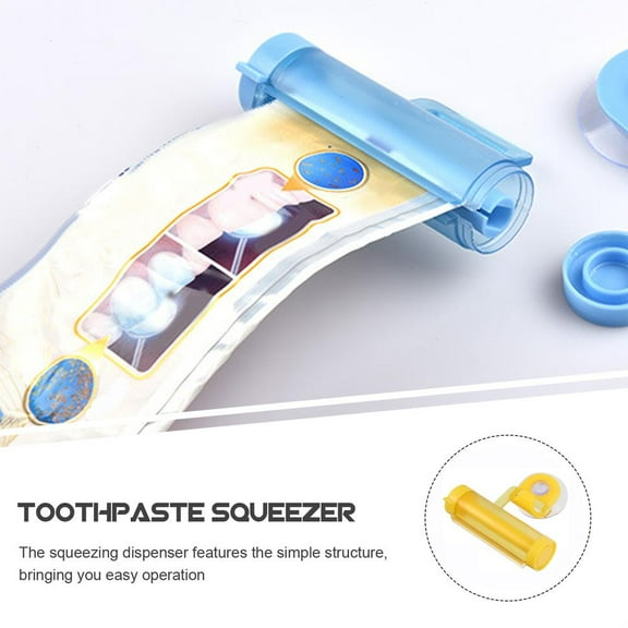 FurNest Toothpaste Squeezer Plastic Extruder Tube Roller Rolling Squeezing To