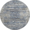 thumbnail image 2 of Addison Rugs Mayfield Premium Machine Washable Transitional Moroccan Blue Round Rug, 8' x 8', 2 of 6
