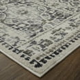 thumbnail image 3 of Feizy Kano Transitional Distressed, Ivory/Taupe/Gray, 5'3" x 7'6" Area Rug Easy Care Stain Resistant Fade Resistant Bohemian & Eclectic Bordered Design Carpet for Living Dining Bed Room, 3 of 10