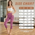 thumbnail image 7 of HELLHERO Leopard Print Capri Leggings for Women High Waisted Yoga Pants Capris Athletic Workout Leggings for Sports, L, 7 of 7