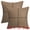 Khaki, variant on Unique Bargains Set of 2 Square Throw Pillow Covers Decorative Cases Coffee