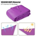 thumbnail image 3 of Yescom 1 Pack 8'x10' Rectangle Sun Shade Sail Apple Green 97% UV Block Outdoor Patio Pool Garden Yard Lawn, 3 of 11