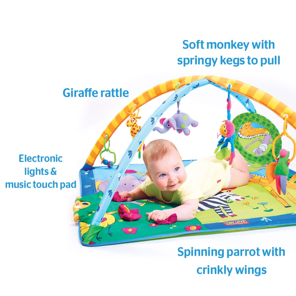 afbreken Brandweerman Volg ons Tiny Love Gymini Super Deluxe Activity Gym Play Mat, Multiple Colors -  Walmart.com