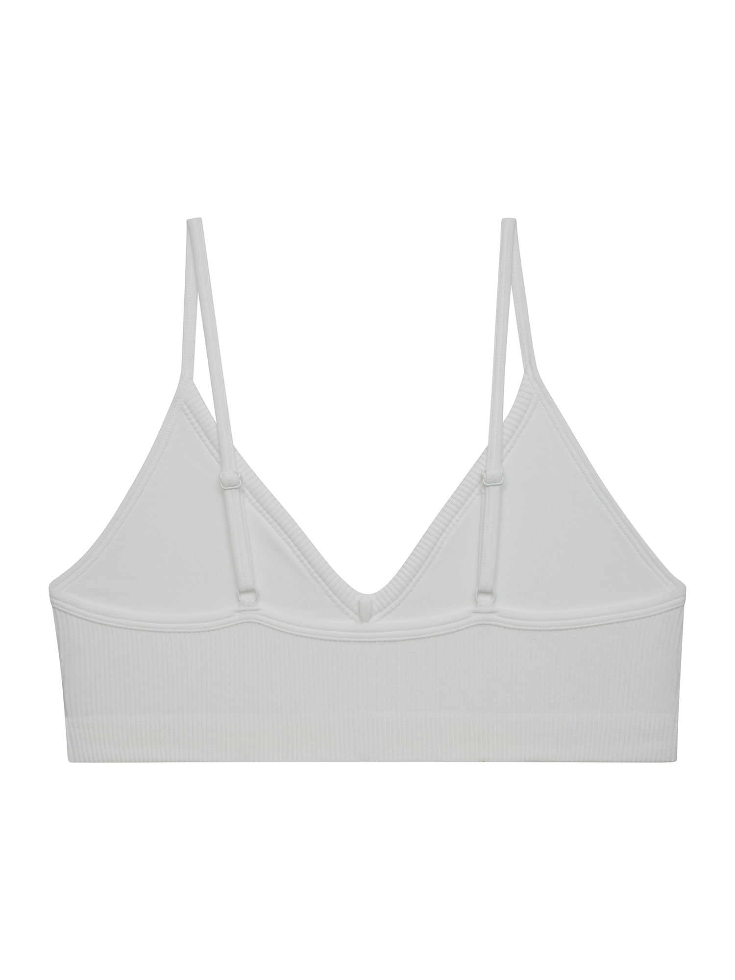 No Boundaries Seamless Ribbed Triangle Bralette, Sizes XS-XXXL