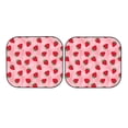 thumbnail image 7 of Fotbe Strawberry 2-Piece Car Windshield Sun Shade | Sun Blocker for Car Windshield | Foldable Automotive Interior Accessories for Sun Protection-Large, 7 of 7