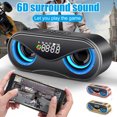 thumbnail image 2 of Altavoz Bluetooth Portátil M6 Negro Bluetooth 5.0, 2 of 5