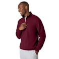 thumbnail image 3 of Hanes EcoSmart Men’s Fleece Quarter-Zip Pullover Maroon 2XL, 3 of 6