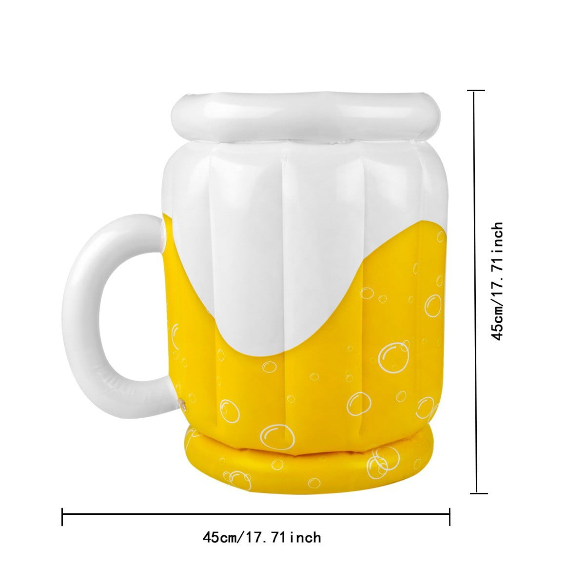 Oversized Inflatable Beer Can Cooler Beer Cup Beverage Cooler for Oktoberfest Floating Drink Cooler Box Summer Pool Party Decoration