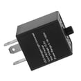 thumbnail image 4 of BR Relé intermitente LED ajustable de 3 pines, 12V, 24V, luz intermitente para motocicleta automotriz, 4 of 10