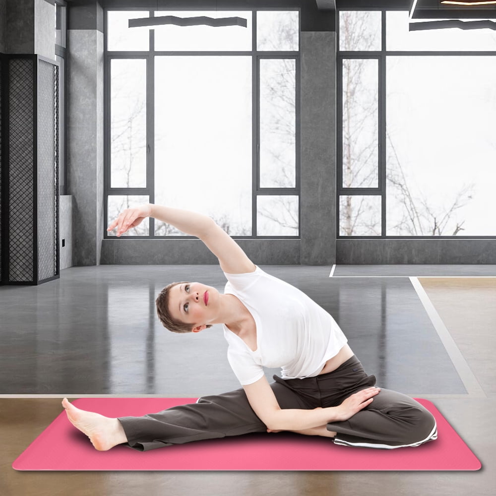 Non-Slip Eco Friendly Pilates Fitness Exercise Gym Yoga Mat 6mm 