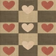 thumbnail image 1 of Ahgly Company Machine Washable Indoor Square Transitional Saddle Brown Area Rugs, 4' Square, 1 of 7