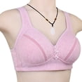 thumbnail image 2 of Aayomet Bralettes for Women With Support Comfortable Wire Back Hook Closure Plus Size (Rose Gold, 42), 2 of 4