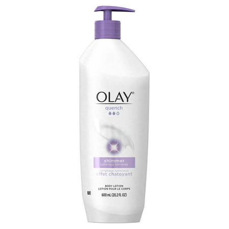 Olay Quench Shimmer Body Lotion, 20.2 fl oz (Best Body Shimmer Products)