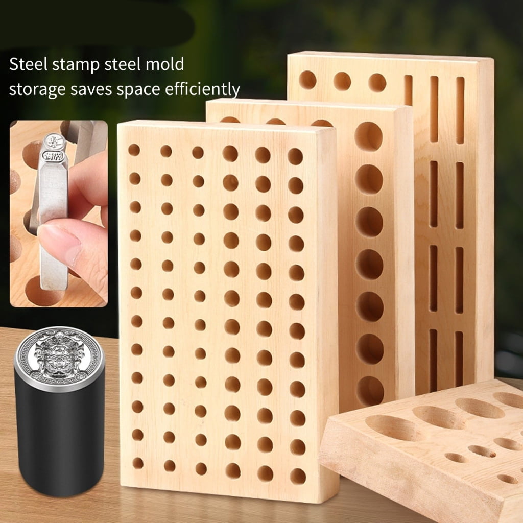 MOMOJIA Dense Jewelry Workshop Storage Planner For Stamping Molds Oaken Tool Owner