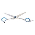 thumbnail image 6 of Unique Bargains Upgrade Straight Scissors for Long Short Thick Hard Soft Hair for Men Women with Blue Gasket Ring, 6 of 6