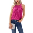thumbnail image 1 of Lucakuins, camisetas sin mangas a la moda para mujer, chalecos de fiesta sin mangas sueltos con lentejuelas, camisas informales de verano, ropa de calle Lucakuins moda, 1 of 4