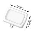 thumbnail image 3 of Cargador inalámbrico 2 en 1, carga rápida USB C, carga magnética ligera Blanco, 3 of 9