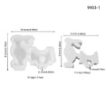 thumbnail image 4 of Xihbxyly Molde de Pascua, Diseño Flexible de Carrito de Conejito, Molde de Cemento Antiadherente para Colgantes, Fácil de Desmoldar y Limpiar, Decoración Diy para El Jardín, Regalo Perfecto para Los, 4 of 6