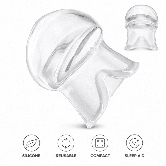 Silicone Anti Snoring Tongue Retaining Device Snore Sleep Solution Health Care,100% New