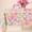 Colorful, variant on Valentines Tablecloths 60 inch Round Tablecloth Heart Table Cloth Spring Love Table Cloths for Kitchen Dining Decorations Holiday
