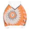 thumbnail image 5 of AUNVITO Women's Tie-Dye Loose Fit Longline Hooded Sweatshirt with Pockets, Long Sleeve Casual Streetwear Fashion, 5 of 5