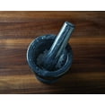 thumbnail image 3 of Mortar and Pestle - Marble - Footed - 3" - Black, 3 of 7
