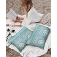 thumbnail image 3 of Pack of 2 Outdoor Pillow Covers, Beautiful Mandala Hippy Bohemian Waterproof Square Throw Pillowcase Cushion Decorative Pillow Covers for Couch Patio Tent, 20x12 in, 3 of 6