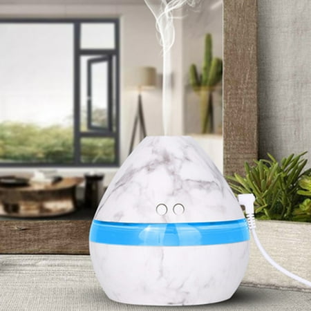 

300ml Portable Humidifier USB Rechargeable Mini Car Home Humidifier Diffuser Mist Purifier Water Drop Marble Black Lines