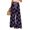 Purple, variant on Ladies' Casual Wide Leg Pants Haunted House Bat Print Elastic Drawstring with Pockets Baggy Lounge Trousers for Fall Daily Comfort Travel Black L