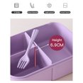 thumbnail image 4 of Fiambrera con rejilla de trigo, gran capacidad, tres rejillas, caja bento, cantimplora, 4 of 8