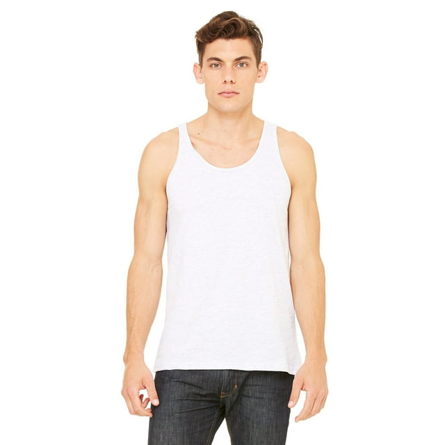 The Bella + Canvas Unisex Jersey Tank Top - ASH - 2XL