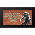 thumbnail image 2 of Masterfunk collective 14x9 Black Modern Framed Museum Art Print Titled - Floating Through Space, 2 of 5