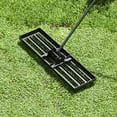 thumbnail image 2 of Costway Lawn Leveling Rake 36" x 10" Heavy Duty Level Lawn Tool for Garden Backyard/Lawn Black, 2 of 10