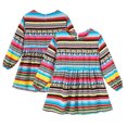thumbnail image 4 of YTDSCS 1-7T Girls Spring Fall Dress Long Sleeve Dresses Swing Skater Casual Dresses Party Cute Outfits for Toddler Kids, 4 of 8