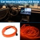 thumbnail image 3 of Cuerda de luz LED EL de 1m Unique Bargains, tira de luz de neón flexible para iluminación interior de automóviles, decoración de automóviles USB (5V) Naranja, 3 of 7