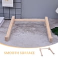 thumbnail image 3 of CATIEBYE Support d'Ordinateur Portable en Bois pour la Rentrée Scolaire, Usage Domestique, Matériau en Bois Réutilisable Naturel Kaki, Réduit la Fatigue du Cou, 7.8 Pouces, 3 of 8