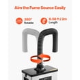 thumbnail image 5 of KFFKFF Solder Fume Extractor with 3-Stage Filtration, 510 m³/h High Suction, 10-Speed Adjustable Smoke Absorber with Remote Control for Laser Engraving and 3D Printing, 5 of 9