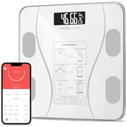 Smart Digital Scale for Body Weight, Body Fat Scale, Body Weight Scale, Body Composition Monitor Health Analyzer with Smartphone App